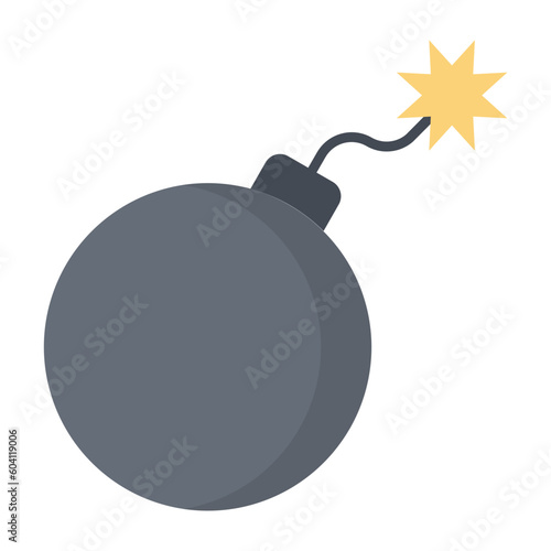 Bomb Flat Icon