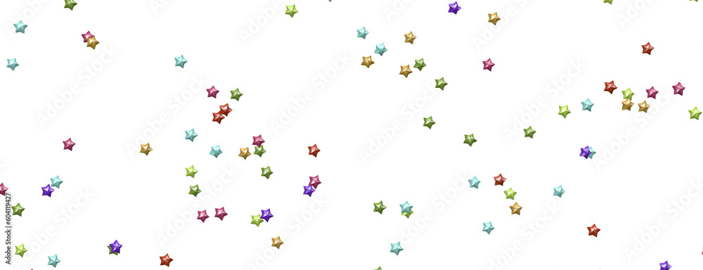 colorful stars. Confetti celebration, Falling golden abstract decoration for party, birthday celebrate,