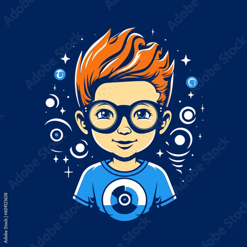 Ragazzo geek nerd