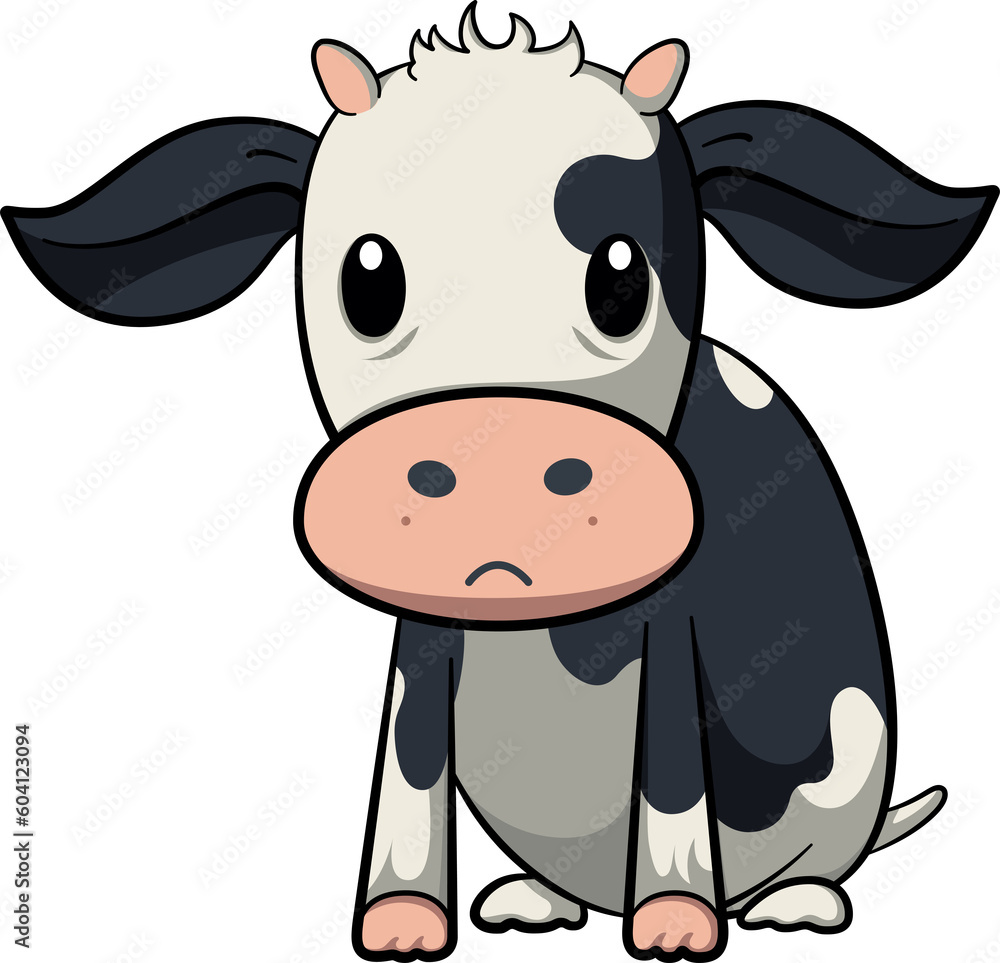 Cute cow cartoon Cute cow cartoon