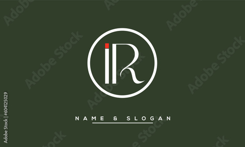 IR,  RI,  I,  R   Abstract  Letters  Logo  Monogram