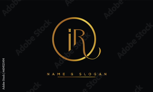 IR,  RI,  I,  R   Abstract  Letters  Logo  Monogram