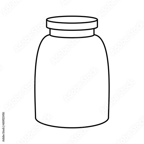 Bottle Jar Icon For Logo and More