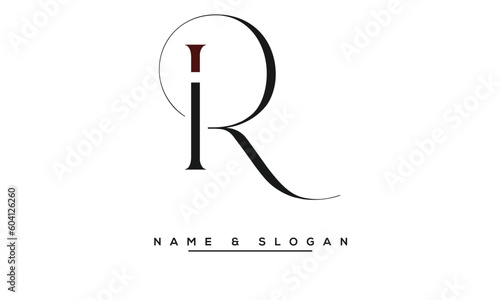 IR,  RI,  I,  R   Abstract  Letters  Logo  Monogram