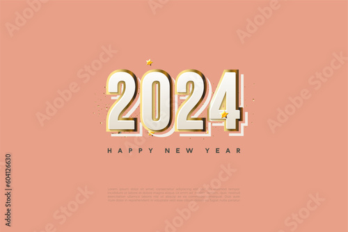 happy new year 2024 background