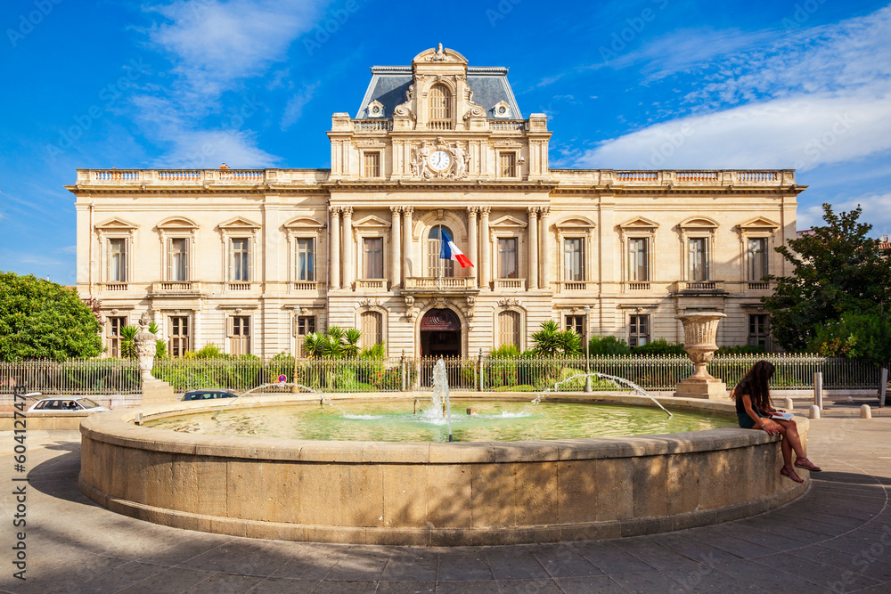 City hall building in Montpellier