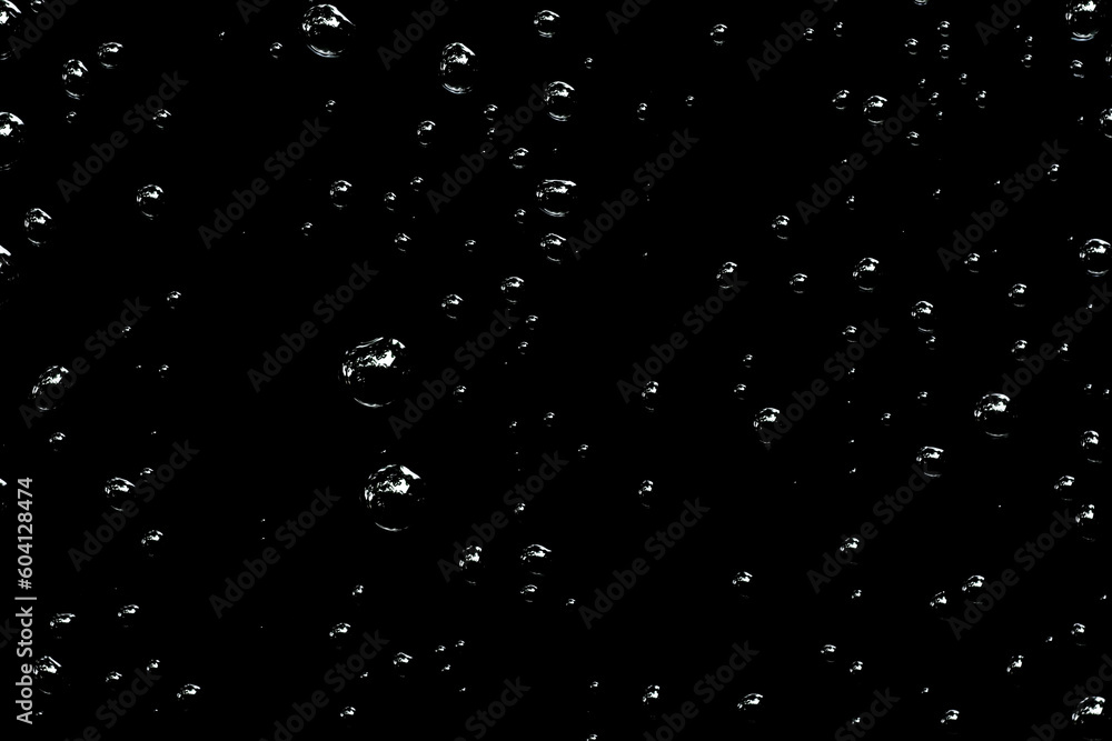 Water droplets on black background and texture, Water droplets on black background and texture,