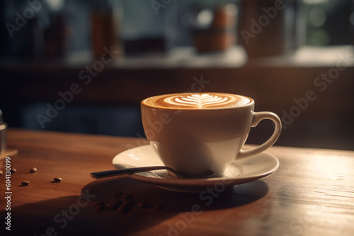 Introducing a captivating coffee-themed image collection that captures the essence of the beloved beverage. Immerse yourself in a world of rich aromas, and cozy coffee shops, ai generative ai