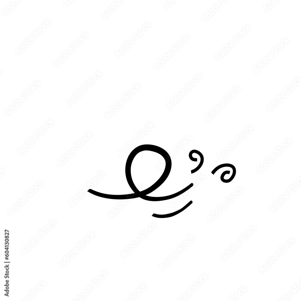 Wind effect line Wind effect line