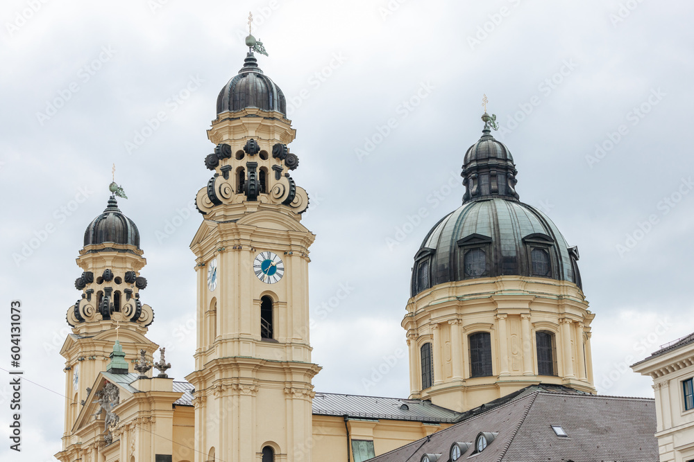 Theatinerkirche cathedral in Munich, Germany Theatinerkirche cathedral in Munich, Germany