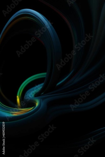 abstract background with glowing lines, generative A.I