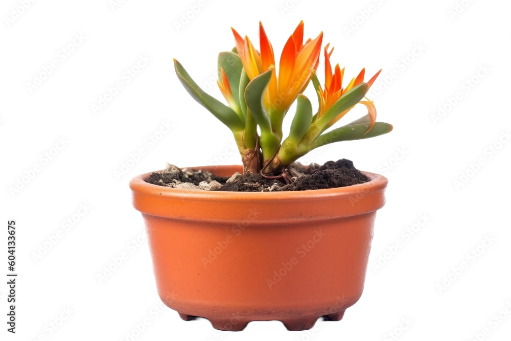 flower in flowerpot flower in flowerpot