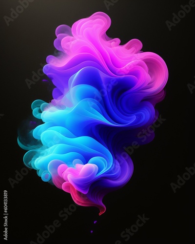 abstract colorful smoke