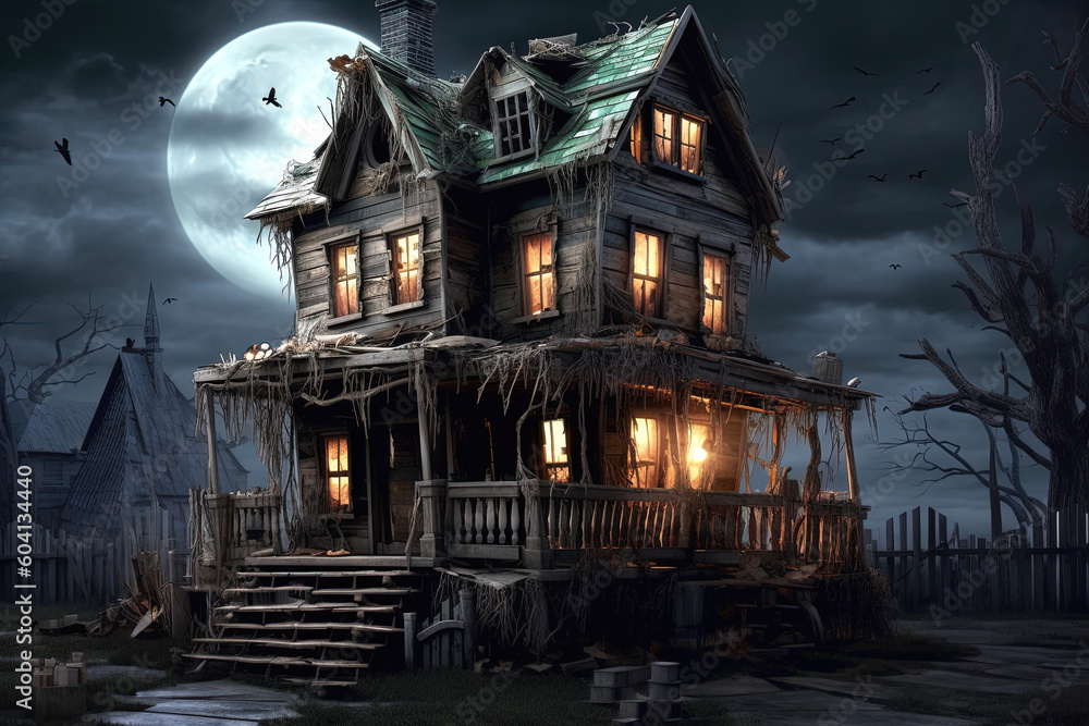 Fototapeta premium Haunted House
