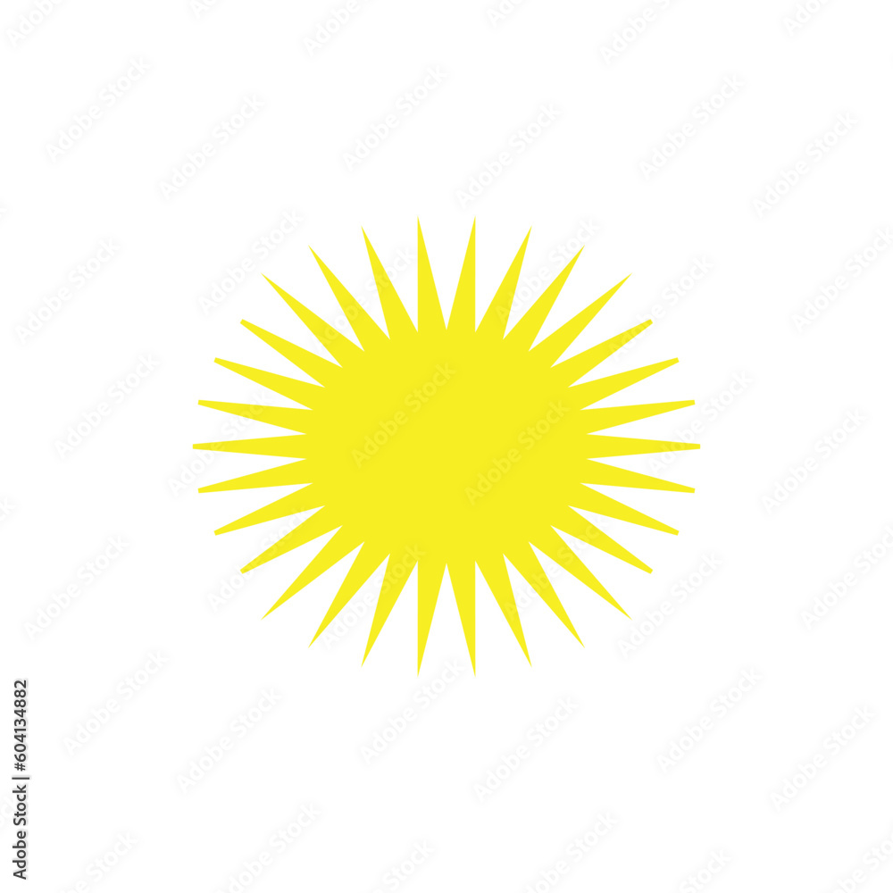 sun illustration sunny vector on white background sun illustration sunny vector on white background