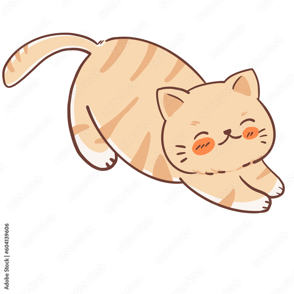Cute cat character Cute cat character