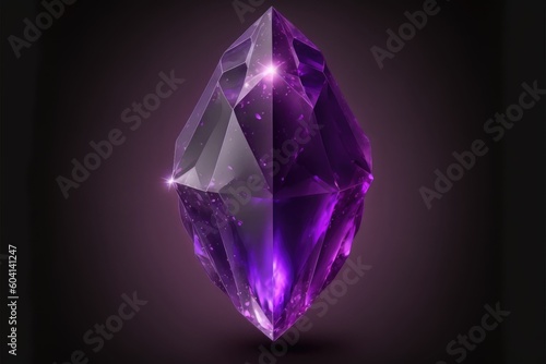 Purple Magic Gemstone: A Precious Icon of Beauty and Mystery © Taiga NYC