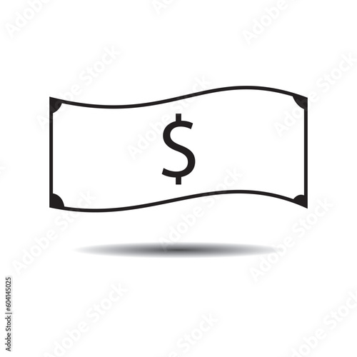 dolar icon vector