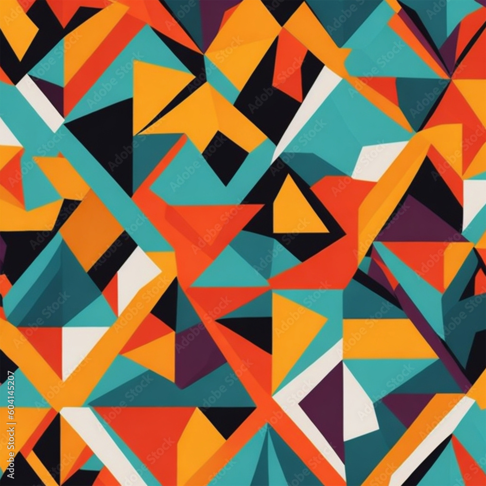 An abstract pattern of geometric, dynamic patten An abstract pattern of geometric, dynamic patten