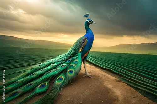 peacock in the land