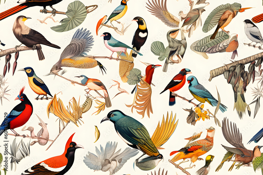 Obraz premium Bird patterns