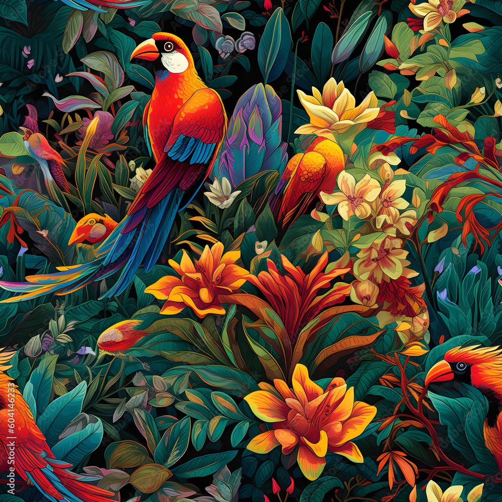Obraz premium Bird patterns
