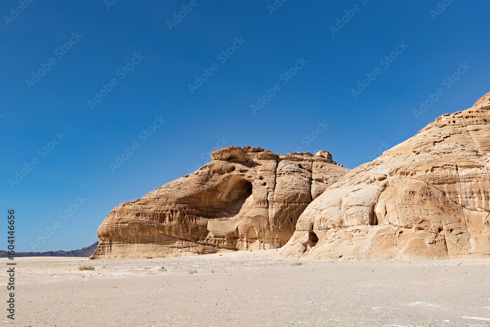 Dragon mountain in Sinai desert, Egypt Dragon mountain in Sinai desert, Egypt