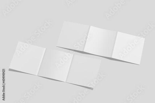 SQUARE TRIFOLD MOCKUP