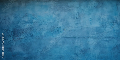 Textured rustic blue wall paint for background, wallpaper, design