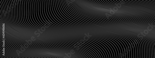 black and white wavy stripes background