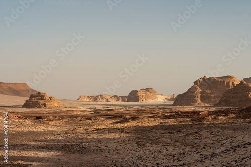 Ancient Nawamis town in Sinai desert, Egypt