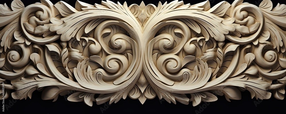 an ornamental Abstract Horizontal background, Ornamental designs, carved and engraved in ivory. flow design texture. ornamental art Abtract-themed, photorealistic illustrations in JPG. generative ai an ornamental Abstract Horizontal background, Ornamental designs, carved and engraved in ivory. flow design texture. ornamental art Abtract-themed, photorealistic illustrations in JPG. generative ai