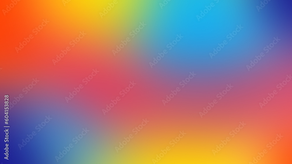 Smooth colorful rainbow background banner