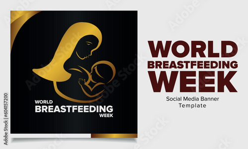 The newest world breastfeeding week theme or social media feed
