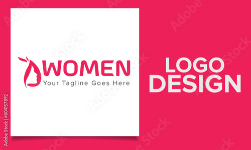 Vector Women Empowerment logo design template