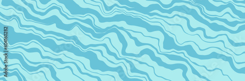 Vector abstract background. Marble texture, natural stone, free spill of paint. Long horizontal banner.