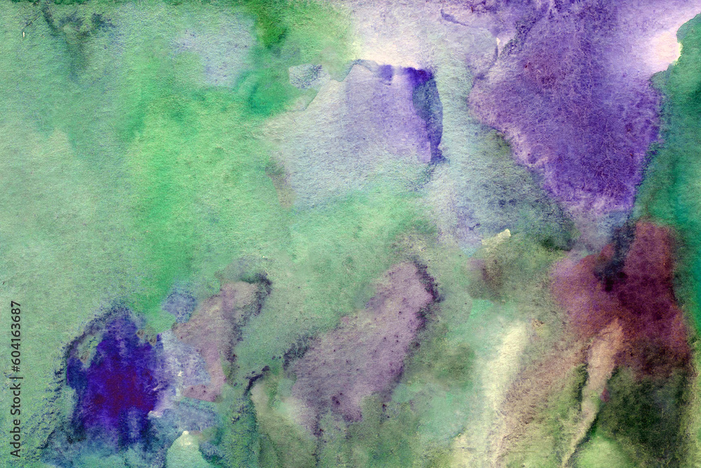 green gradient watercolor background texture