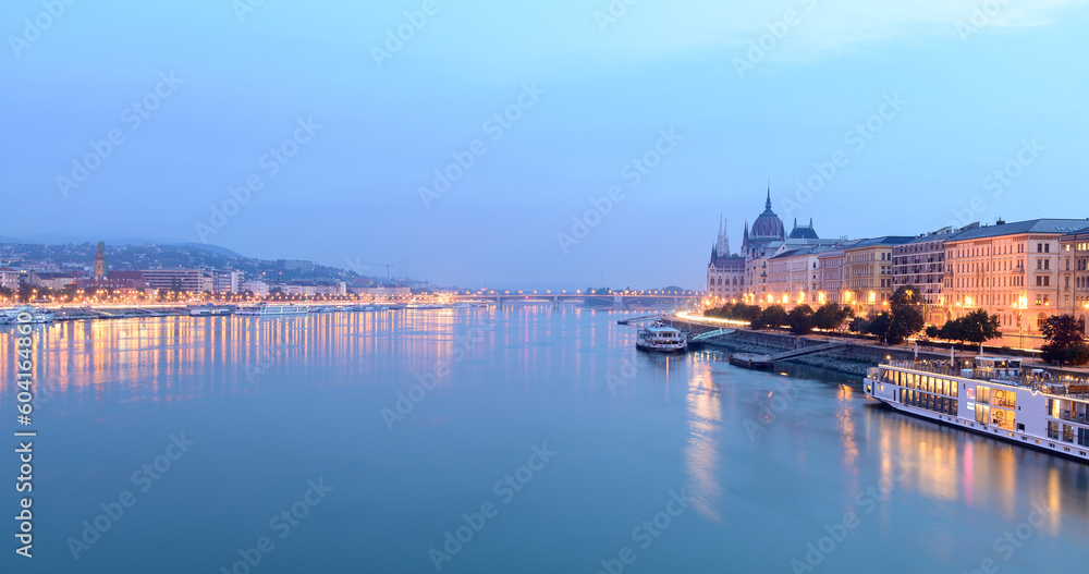 Panoramic  View of Budapest City Hungary