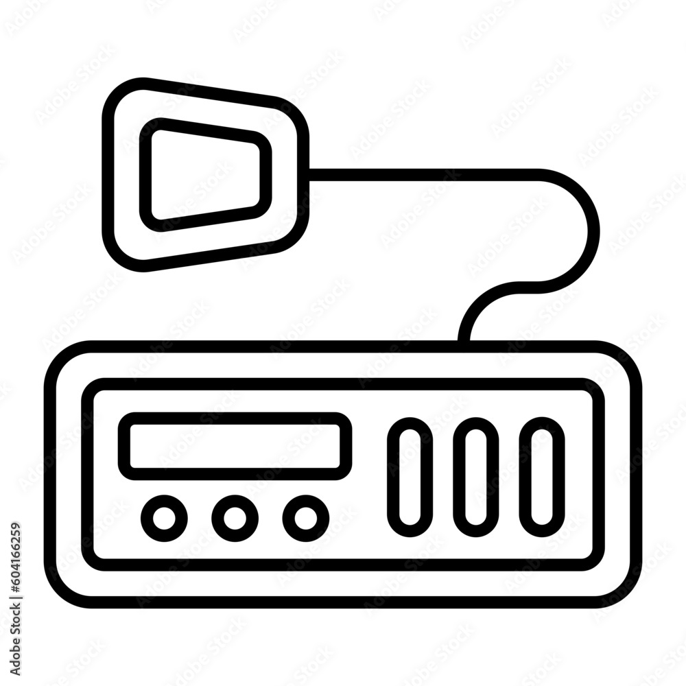 Radio Thin Line Icon Radio Thin Line Icon