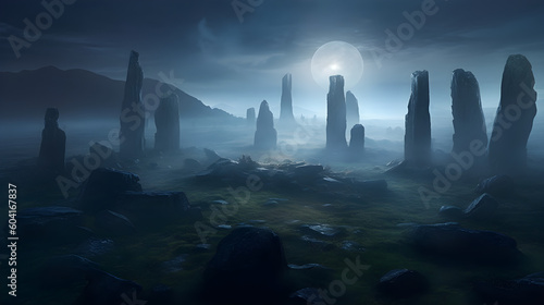 Menhirs in the Fog - Generative AI