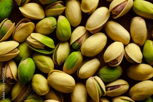 Wallpaper Mural Delicious Pistachios Texture and Background with Copy Space, Generative AI Torontodigital.ca