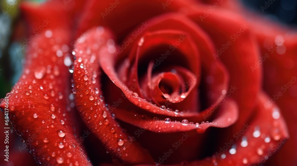 Red rose background. Illustration AI Generative. Red rose background. Illustration AI Generative.