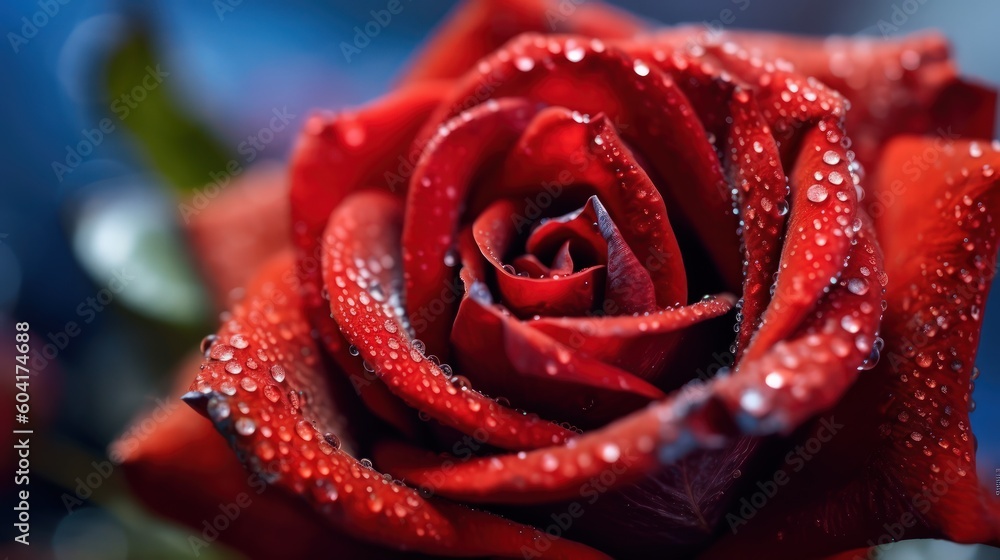 Red rose background. Illustration AI Generative. Red rose background. Illustration AI Generative.