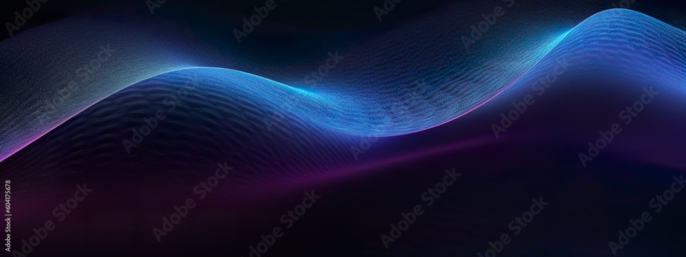 Abstract Dark Blue and Purple Web Banner, Gradient Background with Blurry Colors Wave Pattern with Noise Texture, wide banner size Abstract Dark Blue and Purple Web Banner, Gradient Background with Blurry Colors Wave Pattern with Noise Texture, wide banner size