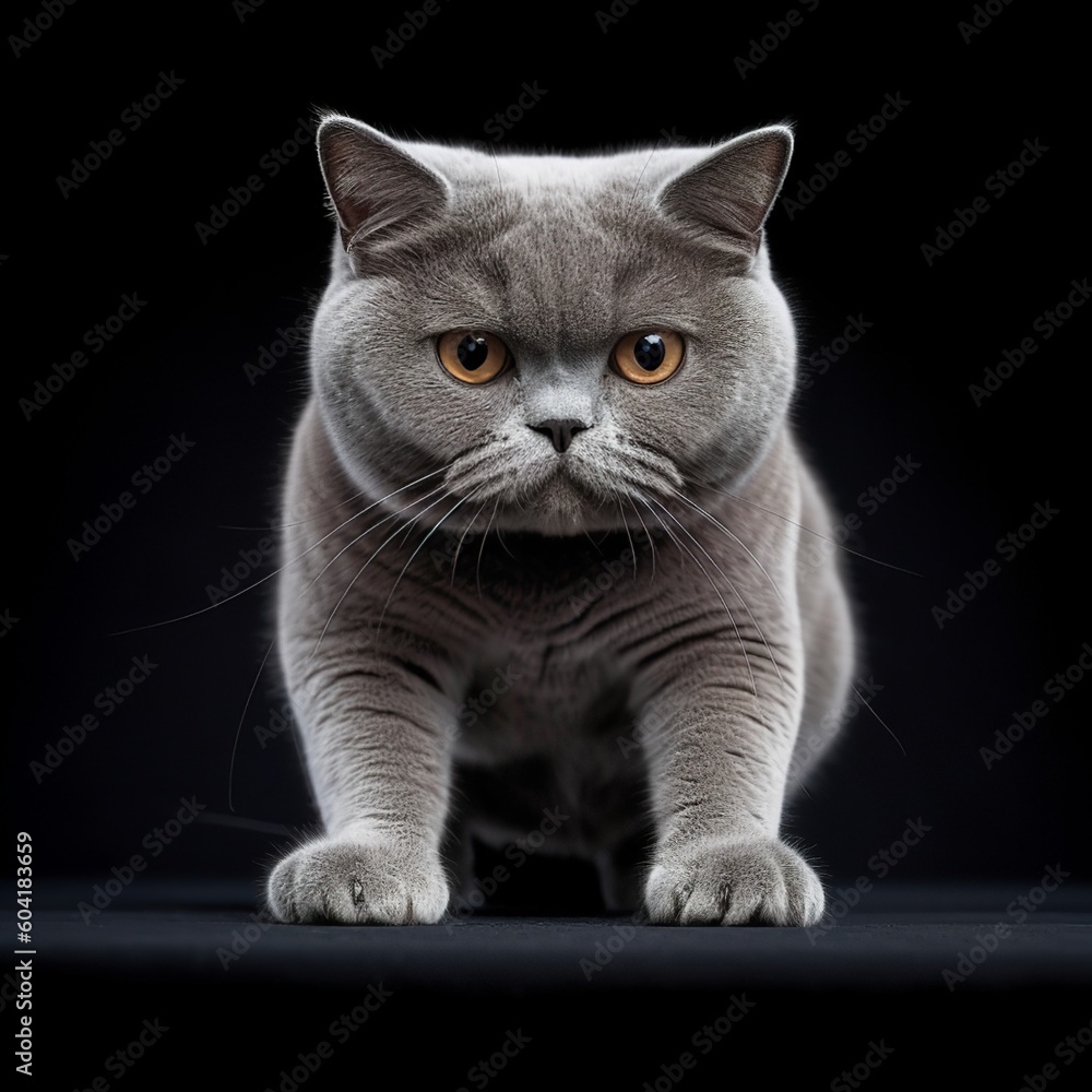 Paws of Perfection: British Shorthair Majesty