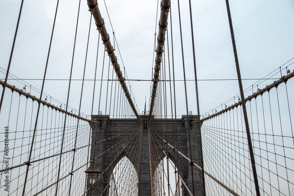 Fototapeta premium Brooklyn Bridge, New York City, Manhattan, NYC, NY, USA 