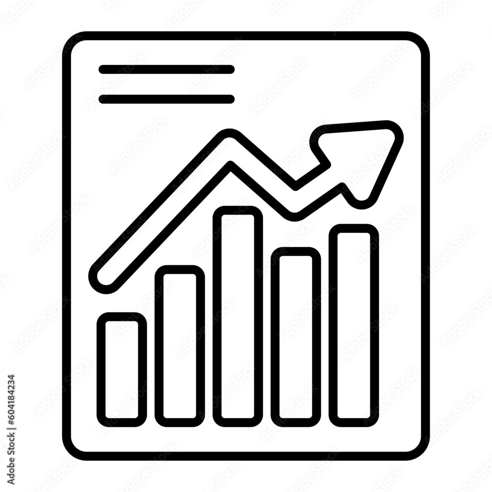 Business Analyst Thin Line Icon Business Analyst Thin Line Icon