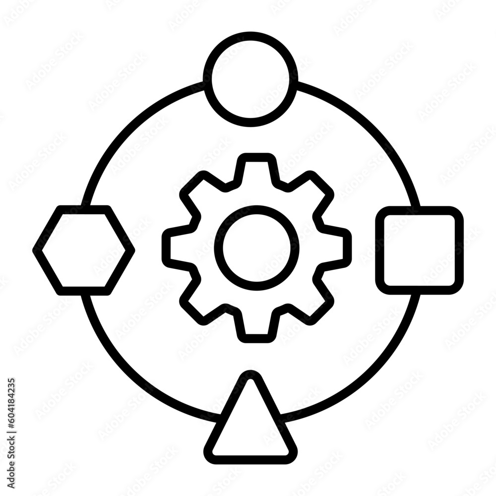 Adaption Thin Line Icon Adaption Thin Line Icon