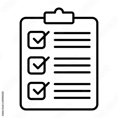 Inspection Thin Line Icon