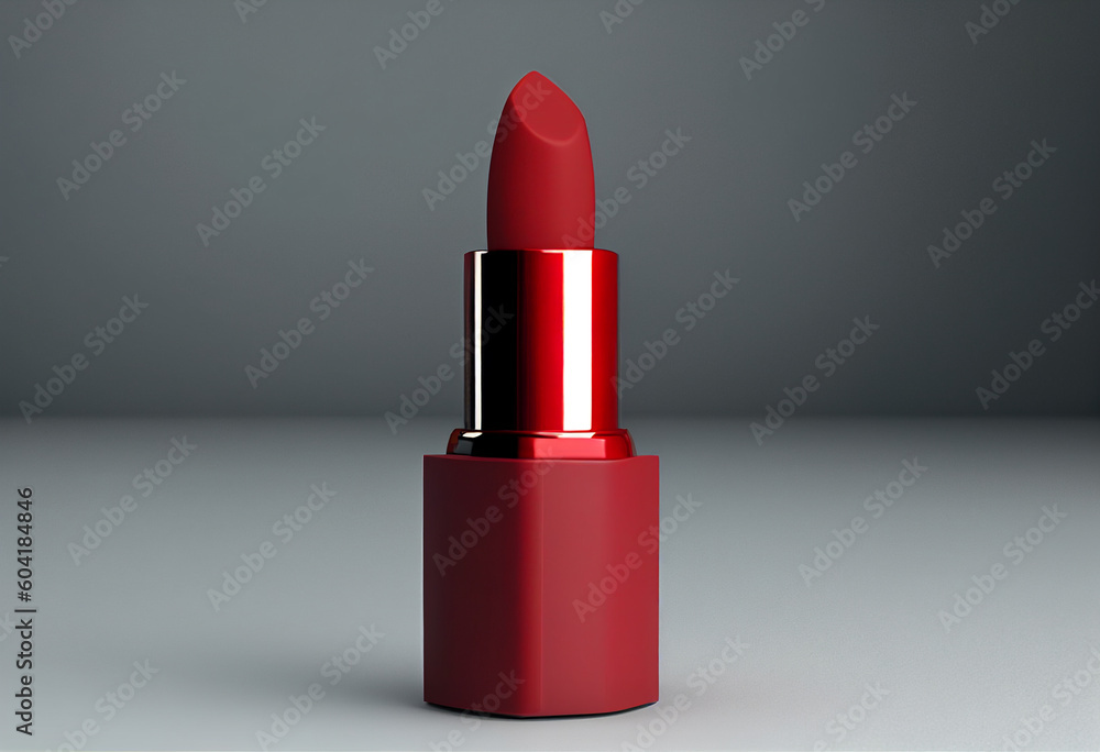 Red Lipsticks mockup AI-Generated Red Lipsticks mockup AI-Generated